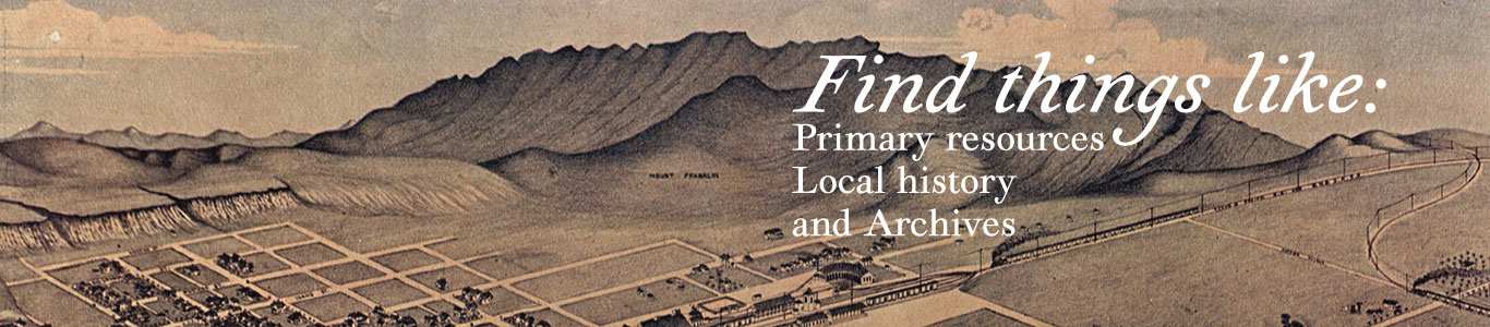 Visit Special Collections, 6th Flr. 